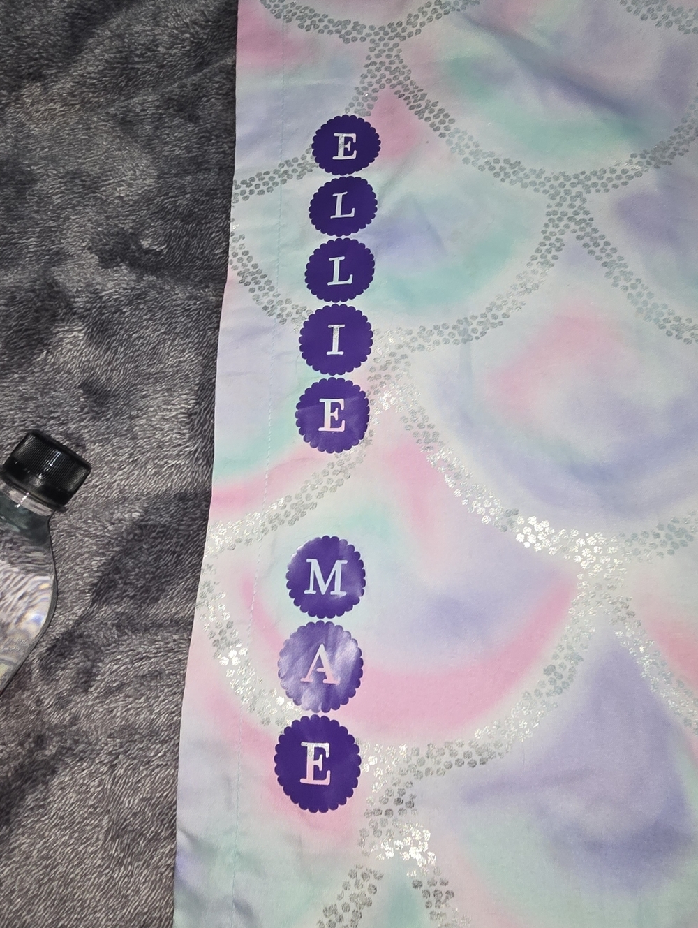 Mermaid Pillowcase Personalized Ellie Mae Tie Dye Kids Bedding –